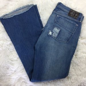 Ralph Lauren No 67 jeans  distressed patchwork
